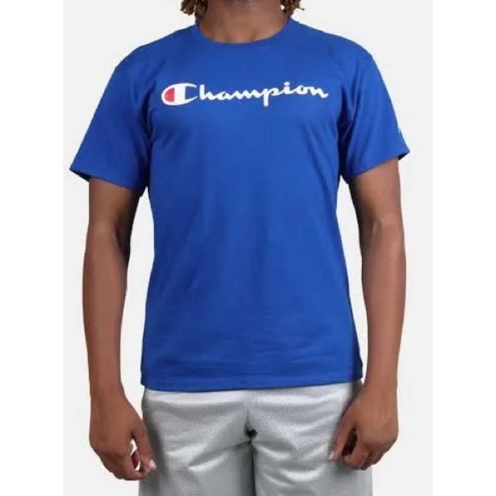 Champion Men's Royal Blue Short Sleeve Tee